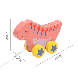 Produits de dropshipping 2026 : Jouet à pousser et à tirer en bois, forme animal de dessin animé ou dinosaure, service de sourcing en Chine - Product Image 5