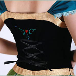 SHENYUAN hermosa mujer <span class=keywords><strong>princesa</strong></span> Anna vestido <span class=keywords><strong>disfraz</strong></span> Halloween Navidad Anime Cosplay vestido elegante Anna <span class=keywords><strong>disfraz</strong></span> - Product Image 6