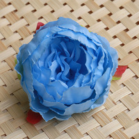 Tête de fleur de rose simulée 8cm accessoires de gâteau de pivoine bricolage coloré fleur artificielle mur fête de mariage accessoires de décoration de la maison