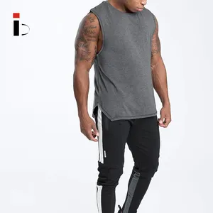 Camicie da allenamento da uomo personalizzate di nuovo Design canottiera in poliestere Regular Fit uomo uomo estate Activewear