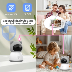 Promotion : Caméra de surveillance pour bébé 5 pouces 720P à prix avantageux - Product Image 3