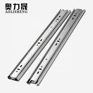 10 pouces Trois Sections Pleine Traction Roulement À Billes En Acier Inoxydable Anti-rouille Armoire Durable Meubles Tiroir Glissière - Product Image 1