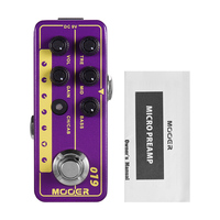 MOOER 019 UK Gold PLX Pedal de efectos de guitarra eléctrica pedales de efectos múltiples de guitarra Rock clásico