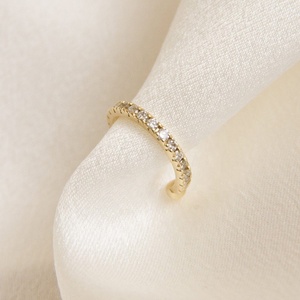 Orecchini da donna in <span class=keywords><strong>argento</strong></span> Sterling <span class=keywords><strong>925</strong></span> senza <span class=keywords><strong>Piercing</strong></span> gioielli con diamanti - Product Image 2