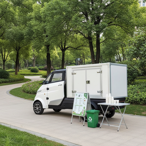 Triciclo de Carga Eléctrico EEC, Superventas en China 2026 |   Motor de 4000W, Alcance de 90 km, Carga de 100-200 kg |   Logística de Cuerpo Cerrado para Uso Agrícola - Product Image 1