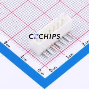 HC-XH-7AW-TW Wire-to-Board Pin Header Bent Lead Through Hole,P=2.5mm Connector 1x7P 2.5mm Right Angle Insert XH - Product Image 1