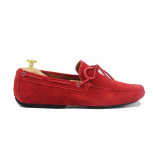 GIOVANINI degli uomini di ROSSO della pelle scamosciata della mucca lace - up comfort scarpe da barca in pelle scamosciata fannullone scarpe oem mocassino in pelle <span class=keywords><strong>uomo</strong></span> - Product Image 5