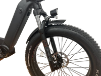 Vélo électrique Bafang à moteur central 2100W, batterie longue portée 48V17.4Ah, pneus larges 26 pouces, freins à disque hydrauliques, écran LCD Bafang, Shimano 8 vitesses, vente en gros