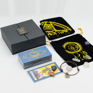 Nuevo Juego de Cartas de Tarot con Lámina Dorada Iridiscente, Cartas de PVC con Paño de Altar, 6 Colores Opcionales para Venta al Por Mayor, Adivinación - Product Image 4