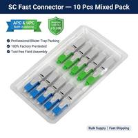 Connecteur rapide FTTH SC APC monomode pour câble de descente 2.0*3.0mm à faible perte d'insertion – Vente en gros