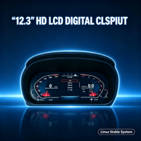 Yuefu - Tableau de bord numérique LCD HD 12,3 pouces avec système d'exploitation LINUX pour BMW E90 E91 E92 E93 2005-2012 - Rétrofit/Mise à niveau