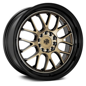 Nuevas Llantas Deportivas de 19 Pulgadas para Automóviles de Pasajeros, Rin de Aluminio Forjado de Cinco Radios, Diseño Cóncavo 8J 100mm, Acabado Plateado, Marca HRW FORGED - Product Image 4