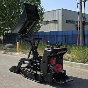 Camion diesel Mini Dumper électrique 500kg 800kg 4 4 Chargeuse-pelleteuse à chargement automatique avec moteur central Mini Dumper à chenilles - Product Image 4