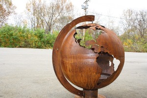 Metal Sphere <strong>Fire</strong> <strong>Pit</strong> Ball Iron Cast Outdoor <strong>Fire</strong> <strong>Pit</strong>/<strong>Portable</strong> <strong>Fire</strong> <strong>Pit</strong>/Garden Treasures <strong>Fire</strong> <strong>Pit</strong> - Product Image 6