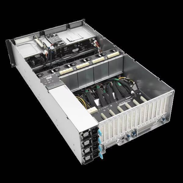 ESC8000A-E11 High-performance AI Computing Server with Eight 4090 Graphics Cards PCIe 4.0 Rack-Mounted in Stock