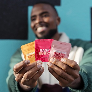 Sachets Doypack personnalisés avec logo imprimé, en plastique de qualité alimentaire, anti-odeur, pour sucre, bonbons, snacks, chips, fruits secs, avec fermeture éclair - Product Image 3