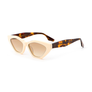 2025 mode fantaisie concepteur Logo personnalisé Y2K futuriste Aviation Style UV400 nuances lunettes de soleil lunettes de soleil oeil de chat lunettes de soleil - Product Image 1