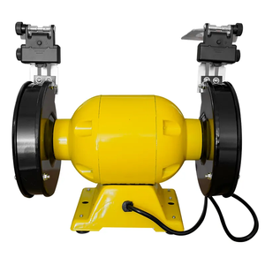 Amoladora <span class=keywords><strong>de</strong></span> <span class=keywords><strong>Banco</strong></span> MD3212MS <span class=keywords><strong>de</strong></span> 350W y 6 Pulgadas, Color Amarillo, <span class=keywords><strong>con</strong></span> Lupa para <span class=keywords><strong>Afilar</strong></span> Cuchillos y Pulir - Product Image 3