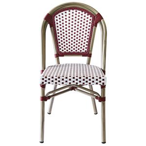 Parisien Français Pas Cher Jardin Café Tabourets <span class=keywords><strong>De</strong></span> Bar Meubles En Aluminium Osier Rotin Patio Extérieur Bistro À Manger Chaises - Product Image 2