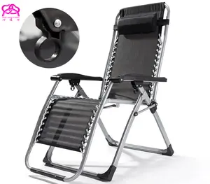 Açık eğlence Recliner katlanır sandalye taşınabilir plaj ofis kullanımı şekerleme şezlong sıfır yerçekimi sandalye