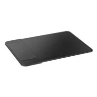Housse d'ordinateur portable en cuir PU imperméable personnalisée avec chargement sans fil, couleurs personnalisées, logo, utilisation promotionnelle, design de luxe