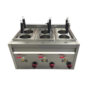 Équipement de <span class=keywords><strong>cuisine</strong></span> professionnel pour la restauration, cuisinière à gaz <span class=keywords><strong>en</strong></span> acier inoxydable pour faire bouillir des nouilles, adaptée aux cuisines d'hôtels et aux restaurants - Product Image 2
