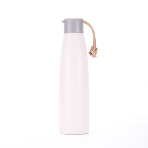 Bouteille d'eau isotherme en acier inoxydable à double paroi de 500 ml, bouteilles d'eau de sport pour l'extérieur avec couvercle portable - Product Image 3