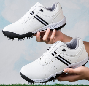 Chaussures de golf à pointes amovibles pour femmes, imperméables, respirantes, légères, à lacets, pour l'entraînement au golf - Product Image 6