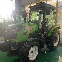 Nuevo Tractor con Motor Diésel de Alta Potencia, Cabina con Aire Acondicionado, Arranque Eléctrico, Transmisión por Engranajes, Caja de Cambios de Alta Eficiencia para