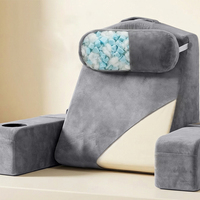 SUREWALHOME Nouveau design Coussin de dossier pour lire au lit OEM ODM avec porte-gobelet