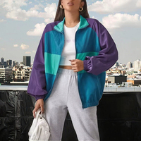 Veste coupe-vent imprimée respirante pour femmes, personnalisable, légère, imperméable, à capuche, bomber, sport de plein air, course à pied