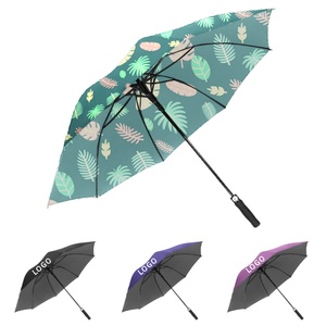 54 60 68 Inch Waterproof Straight Pongee Golf <b>Umbrella</b> Extra Wide Canopy Semi-<b>Automatic</b> Opening 8 Ribs EVA Handle for Outdoor - Product Image 4