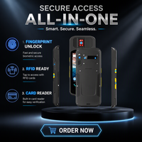 Perangkat Genggam Biometrik Multi-modal PDA Sidik Jari Bersertifikasi FBI dengan SDK, Tersedia dalam Stok, Kit Koleksi Luar Ruangan untuk Inspeksi Lapangan