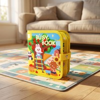 Tableau d'activités Montessori en feutre pour tout-petits, jouet éducatif sensoriel, fournitures professionnelles en gros