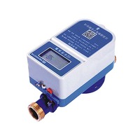 Compteur d'eau en laiton prépayé intelligent avec carte IC de lecture à distance/Module RS485/Lora nouveau matériel personnalisable OEM