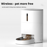Comedero Automático Inteligente para Mascotas Futurepets con Control por Aplicación, Capacidad de 4L, WiFi de Doble Banda, Batería de Respaldo, Acero Inoxidable para Uso Doméstico