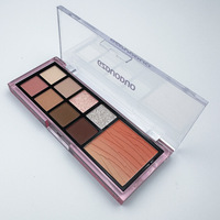 Palette de fards à paupières neuf couleurs OEM transfrontalière, finitions scintillantes et mates - Options personnalisées, maquillage tout-en-un, modèle DD2362