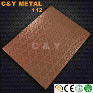 Arquitectura destacada de Venta caliente con placas de acero inoxidable en relieve de múltiples patrones - Product Image 6