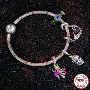 Esqueleto de Halloween serie esqueletos <span class=keywords><strong>huesos</strong></span> gemas misteriosas Diy colgante oscuro personalizado Decoración Accesorios de joyería - Product Image 5