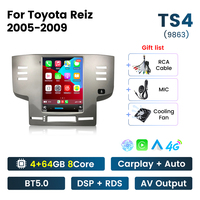 Mekede-Autoradio Android à écran de 9.7 pouces, lecteur DVD pour Toyota Mark X Reiz de 2005 à 2009 pouces avec Dsp Audio, Android Auto, BT, WIFI