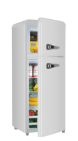 Mini réfrigérateur de table de BCD-138 de 138L réfrigérateur de congélateur supérieur de double portes réfrigérateur combiné équipement d'appareil ménager