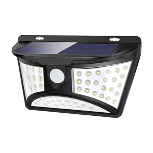 68 Led Solar Tuinverlichting Outdoor Met 270 Graden Groothoek Waterdichte Pir Motion Sensor Beveiliging Licht