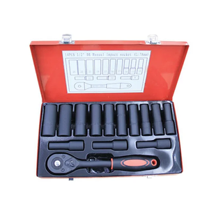 <span class=keywords><strong>14</strong></span> <span class=keywords><strong>PCS</strong></span> tự động sửa chữa hộp Hex ổ cắm Ratchet cờ lê Bộ cơ khí đa chức năng cờ lê Bộ công cụ xe hơi tác động ổ cắm bộ - Product Image 1