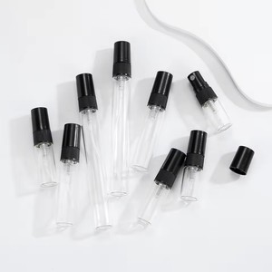 Frascos de Perfume de Vidrio Transparente Cilíndricos de 2 ml, 3 ml, 5 ml y 10 ml, Mini Botellas de Muestra con Pulverizador de Plástico, Atomizador de Perfume, Tubo de Ensayo - Product Image 6