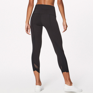 กางเกงโยคะเด็กผู้หญิงสีดำกางเกงไม่มีกางเกงในเลกกิ้งเด็กใหม่ล่าสุด - Product Image 4