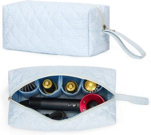 Nouvelle arrivée 2026 : Sac de voyage pour outils capillaires compatible avec <span class=keywords><strong>Dyson</strong></span>, organisateur portable pour sèche-cheveux à motif floral - Product Image 4