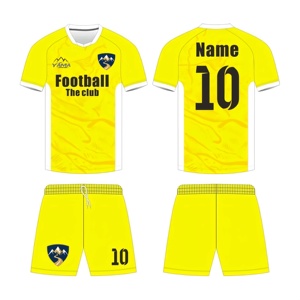 Jersey Sepak Bola Vintage Thailand Kualitas Tinggi Grosir Custom 100% Poliester Potongan Otomatis Sublimasi Pakaian Sepak Bola Retro - Product Image 4