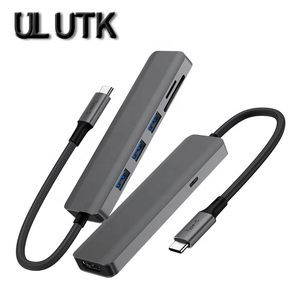 <span class=keywords><strong>Adaptador</strong></span> <span class=keywords><strong>USB</strong></span> Personalizado para <span class=keywords><strong>Macbook</strong></span>, <span class=keywords><strong>USB</strong></span> Tipo C a HUB 7 en 1, <span class=keywords><strong>Adaptador</strong></span> de 7 Puertos para <span class=keywords><strong>Macbook</strong></span> <span class=keywords><strong>Air</strong></span> - Product Image 2