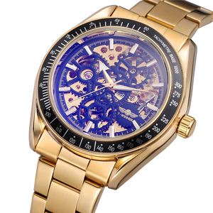 Reloj de Pulsera para Hombre Winner 8152, Marca de Lujo, Acero Inoxidable, Diseño Esqueleto, Mecánico Automático, Montre Homme - Product Image 3