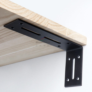 Soporte de esquina ajustable Aubo de hierro de 90 grados para fijación de gabinetes - Product Image 2